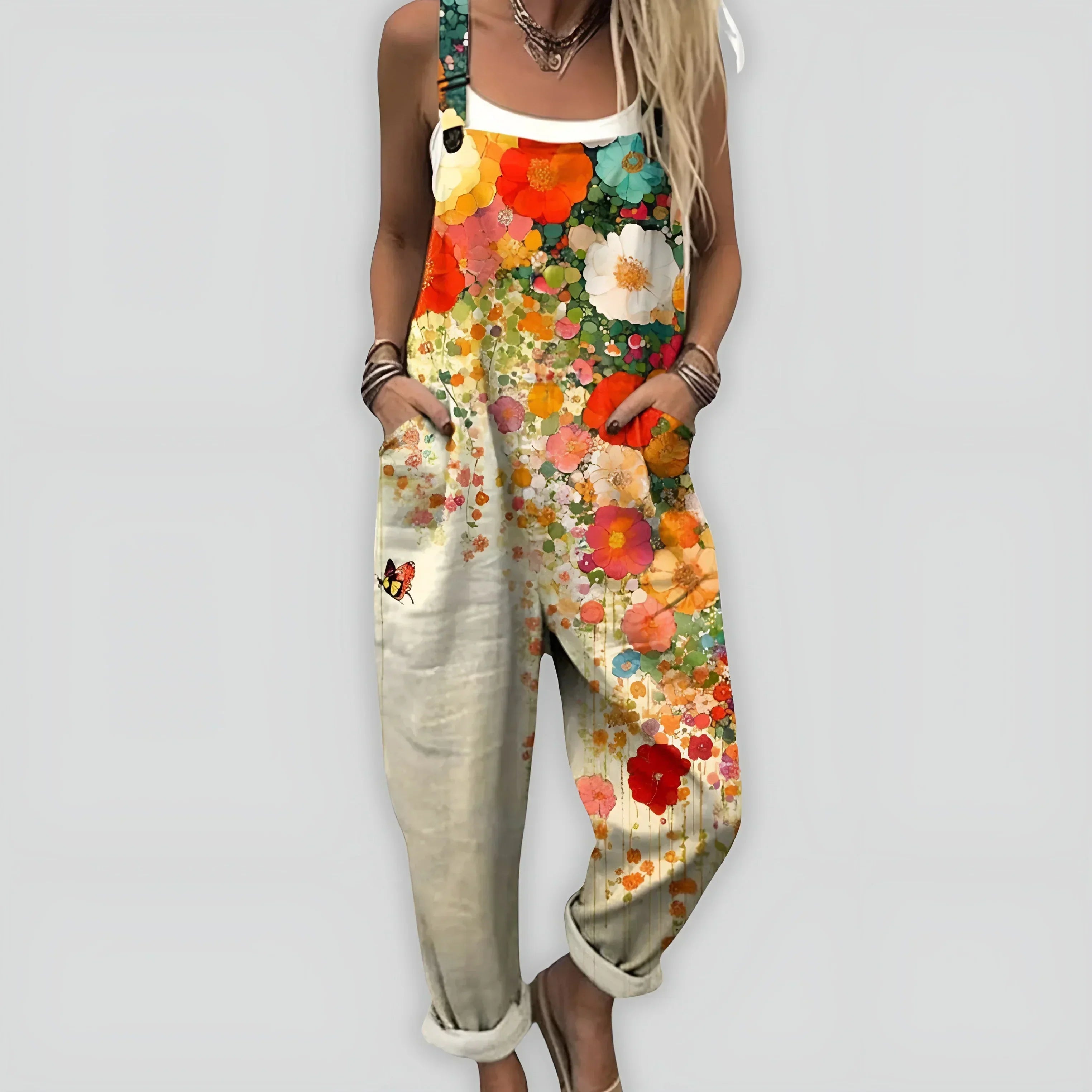 Camila | Overall Playful Chick Print