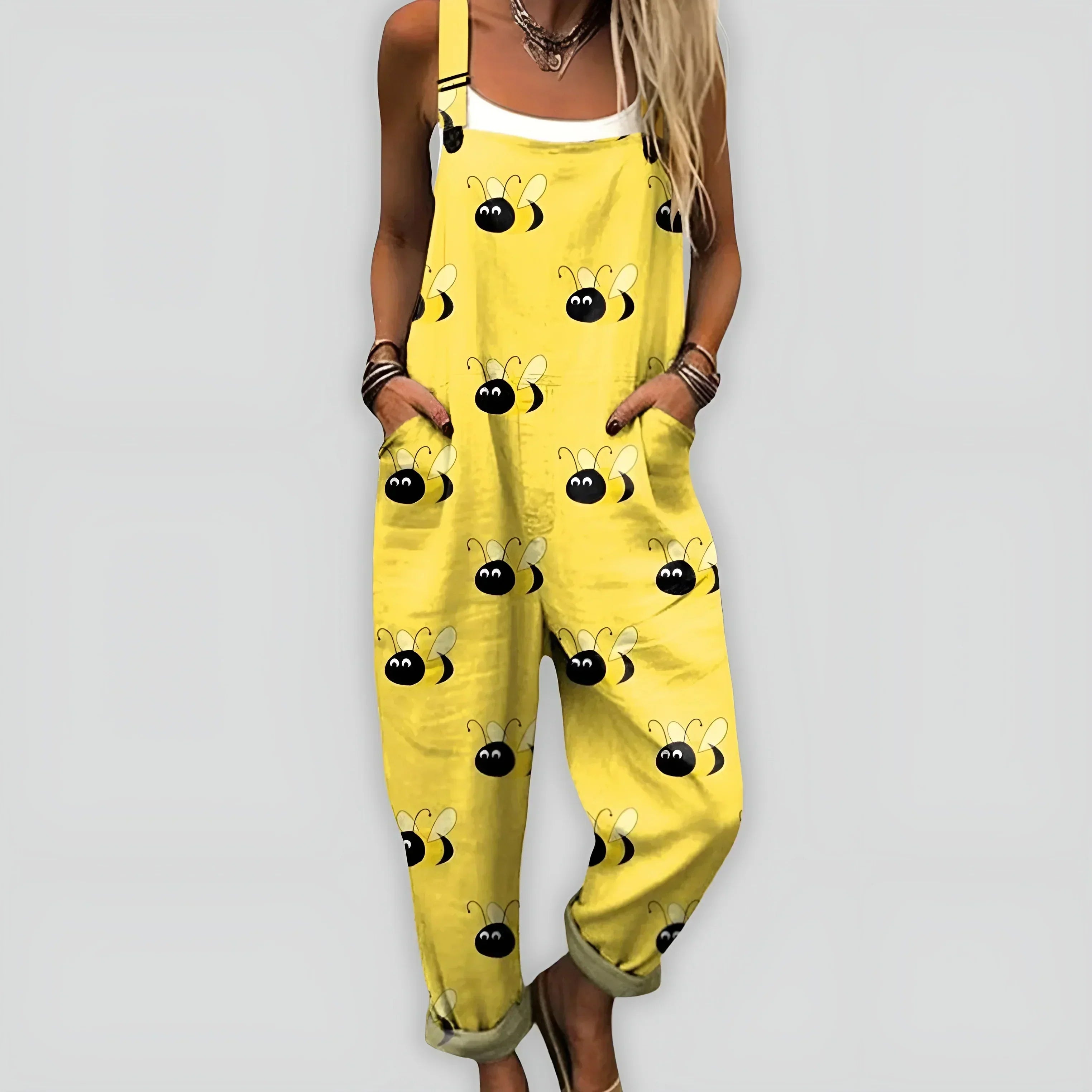 Camila | Overall Playful Chick Print