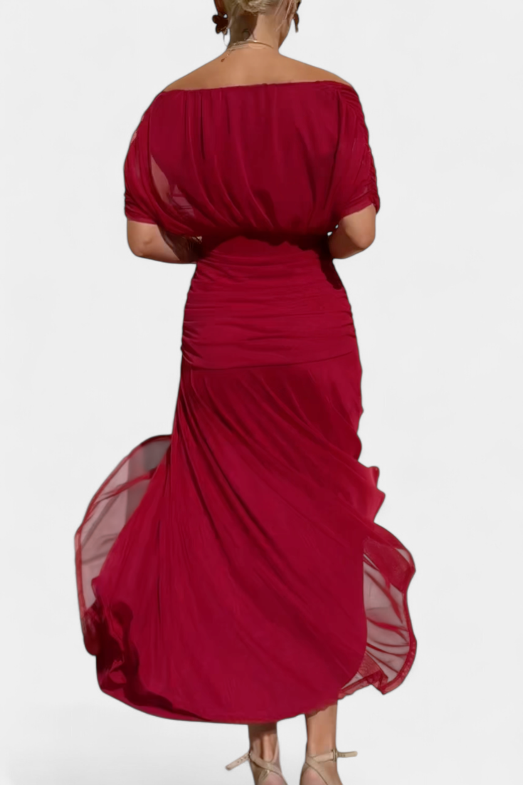 Florendra™ | Floral Long Dress V-Neck