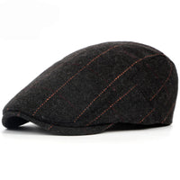 Edward | Heritage Pinstripe Stitch Flat Cap