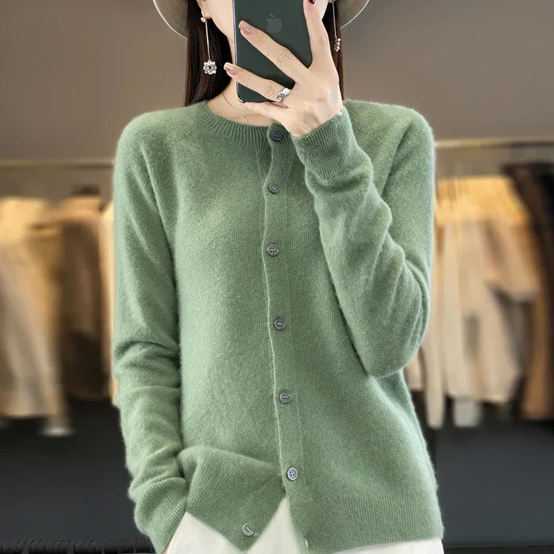 Madison | Knit Button-Front Cardigan