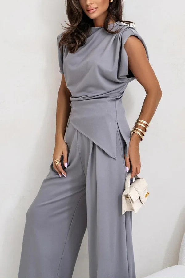 Harper | Two-Piece Set with Wide-Leg Pants