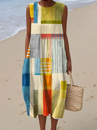 Eve | Lightweight Summer Dress without Sleeves