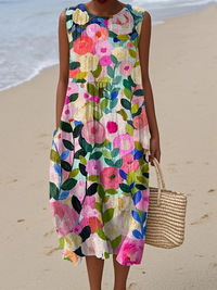 Ava | Light Summer Dress with Sleeveless Design