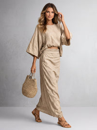 Maya | Two-Piece Set with Batwing Sleeves