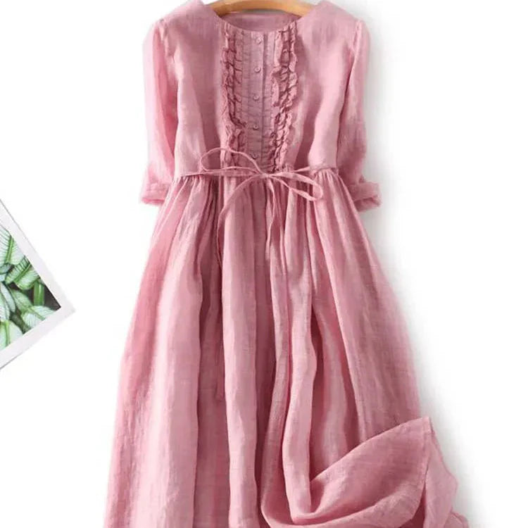 Marisol | Linen Maxi Dress
