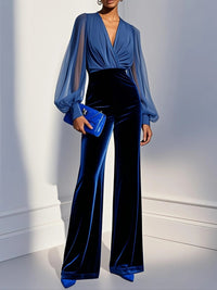 M&H | Jumpsuit with V-Neck