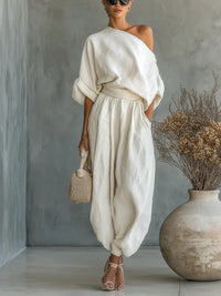 Brooke | Two-Piece Set with Off-Shoulder Top