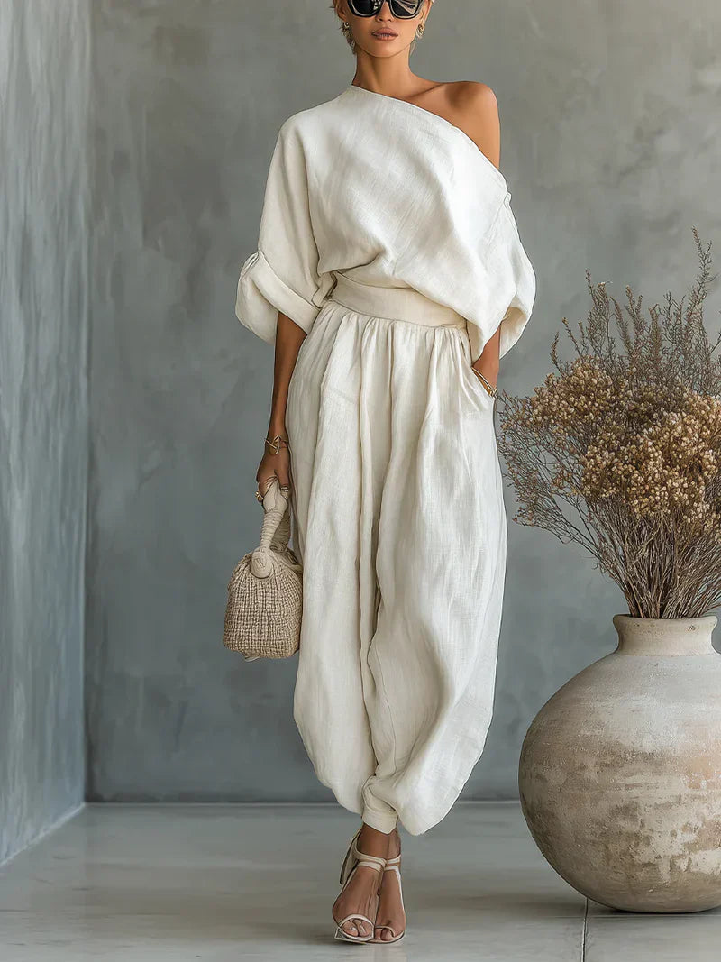 Brooke | Two-Piece Set with Off-Shoulder Top