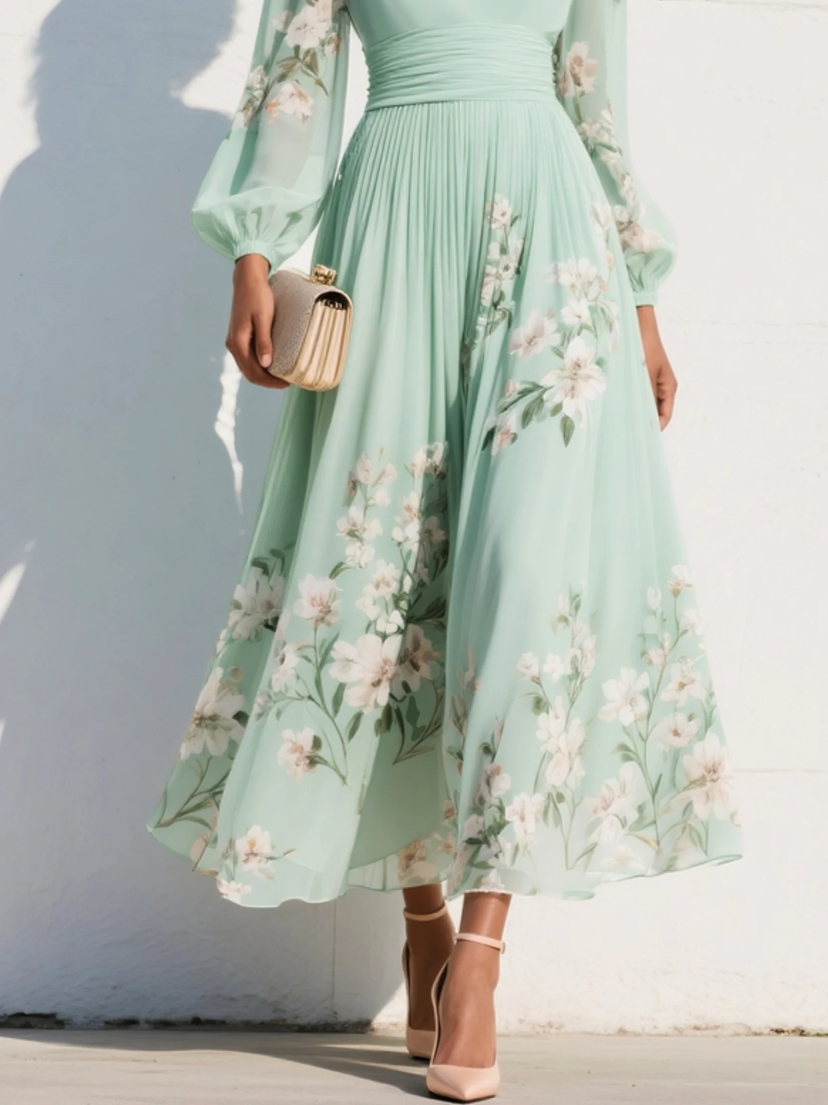 Imani | Floral Midi Dress