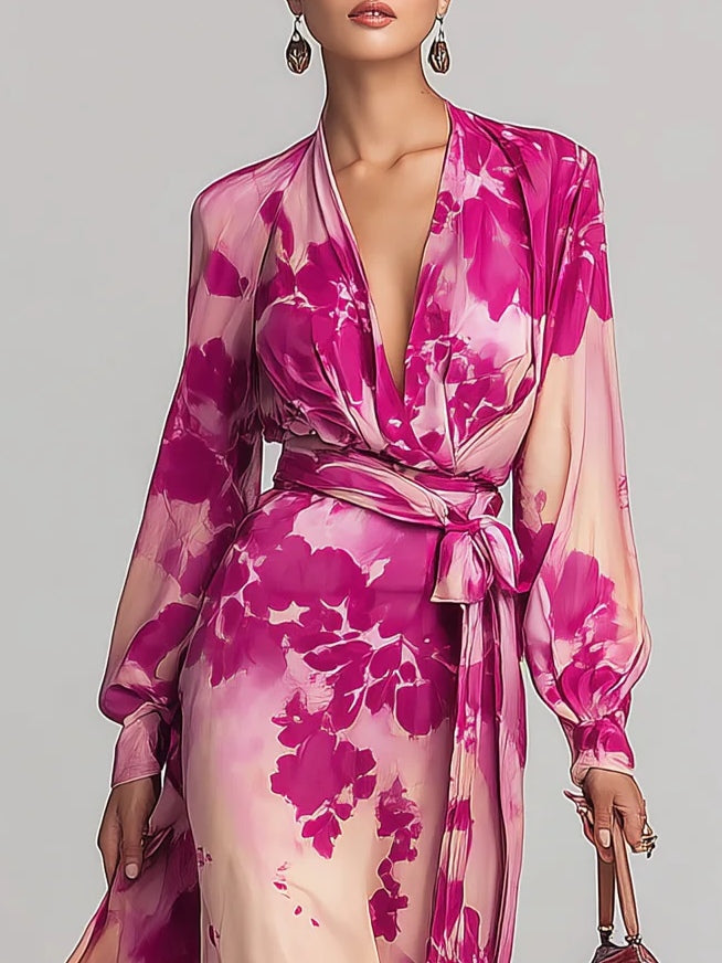 M&H | Belted Maxi Dress
