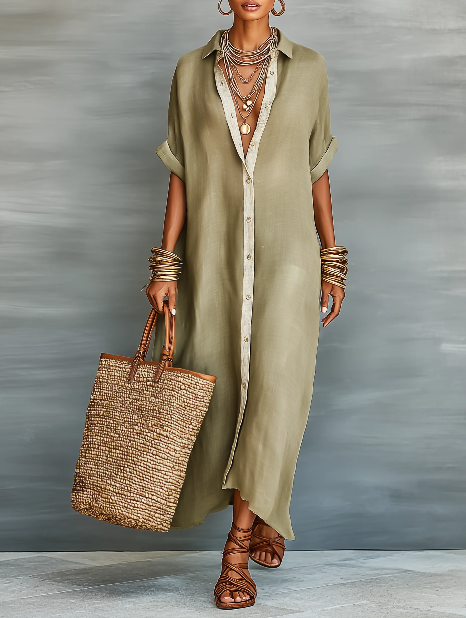 M&H | Maxi Dress Minimalist Style