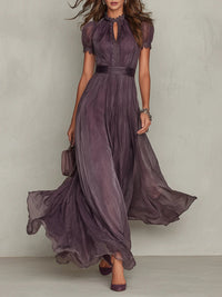 Amara | Flowing Chiffon Maxi Dress
