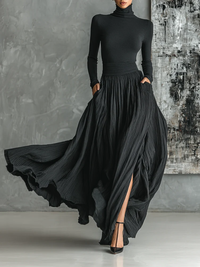 M&H | Two-Piece Set with Pleated Skirt