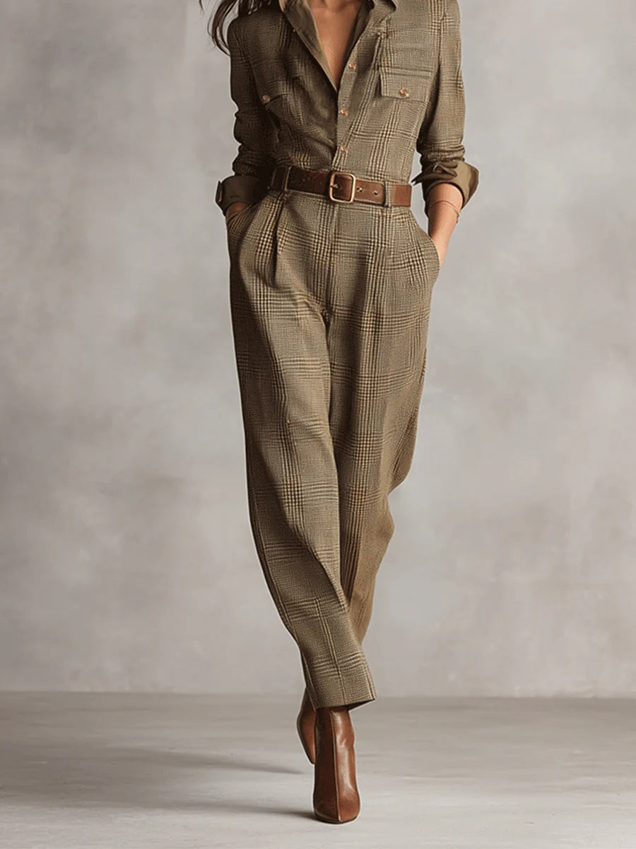 M&H | Checkered Jumpsuit