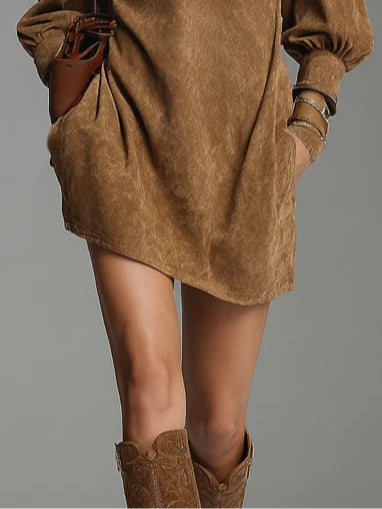 M&H | Suede Dress