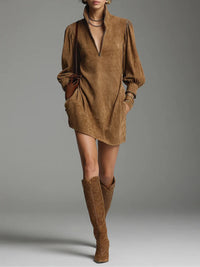 M&H | Suede Dress