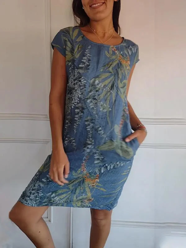 Maya | Cotton-Linen Blend Dress