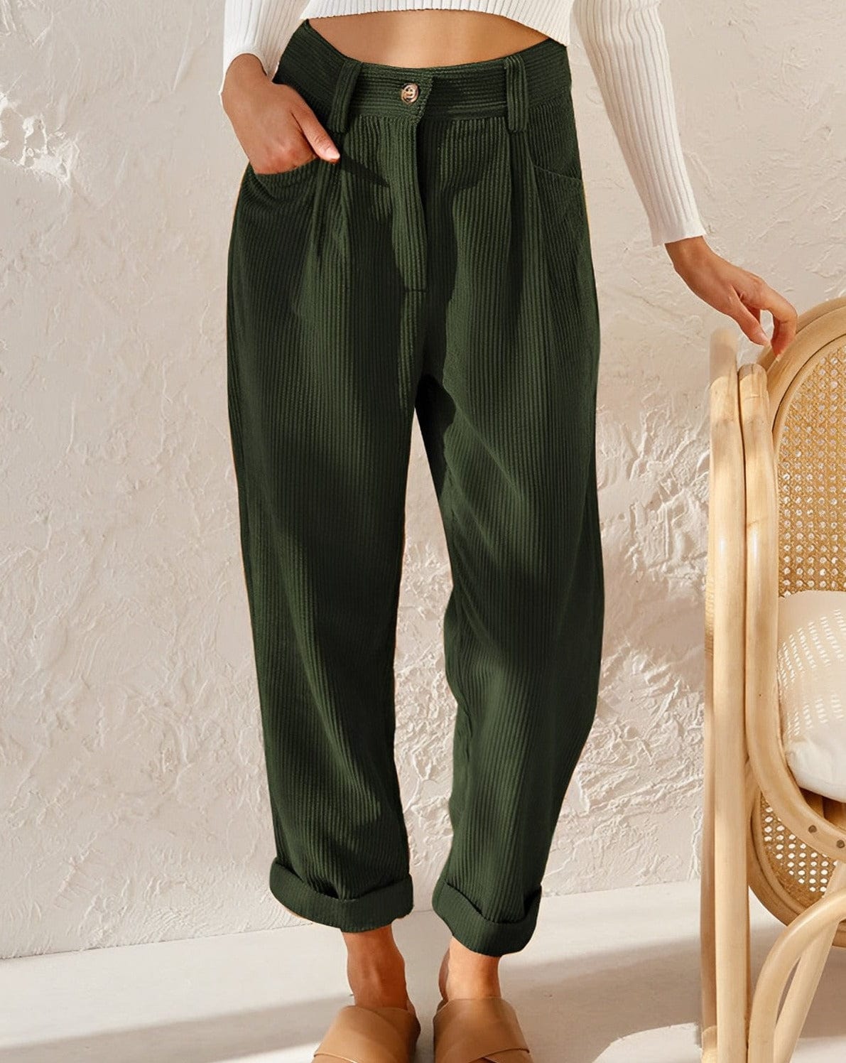 Maya | Pull-On Wide-Leg Pants