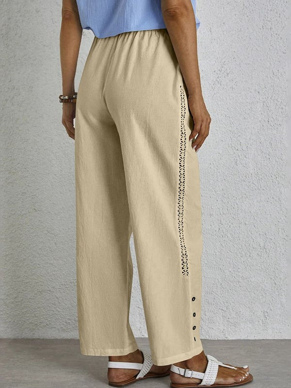 Amelia | Relaxed Button-Front Pants