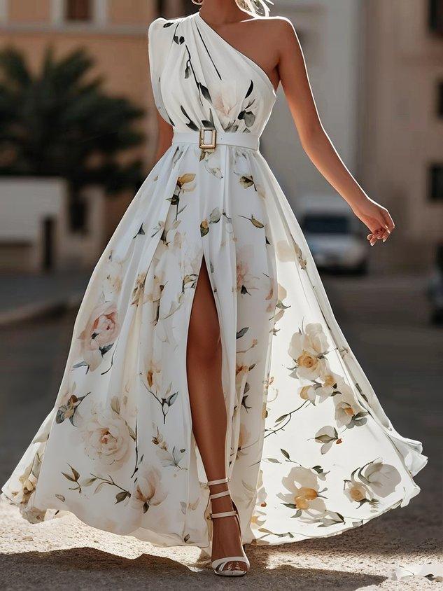Harper | Floral Chiffon Maxi Dress