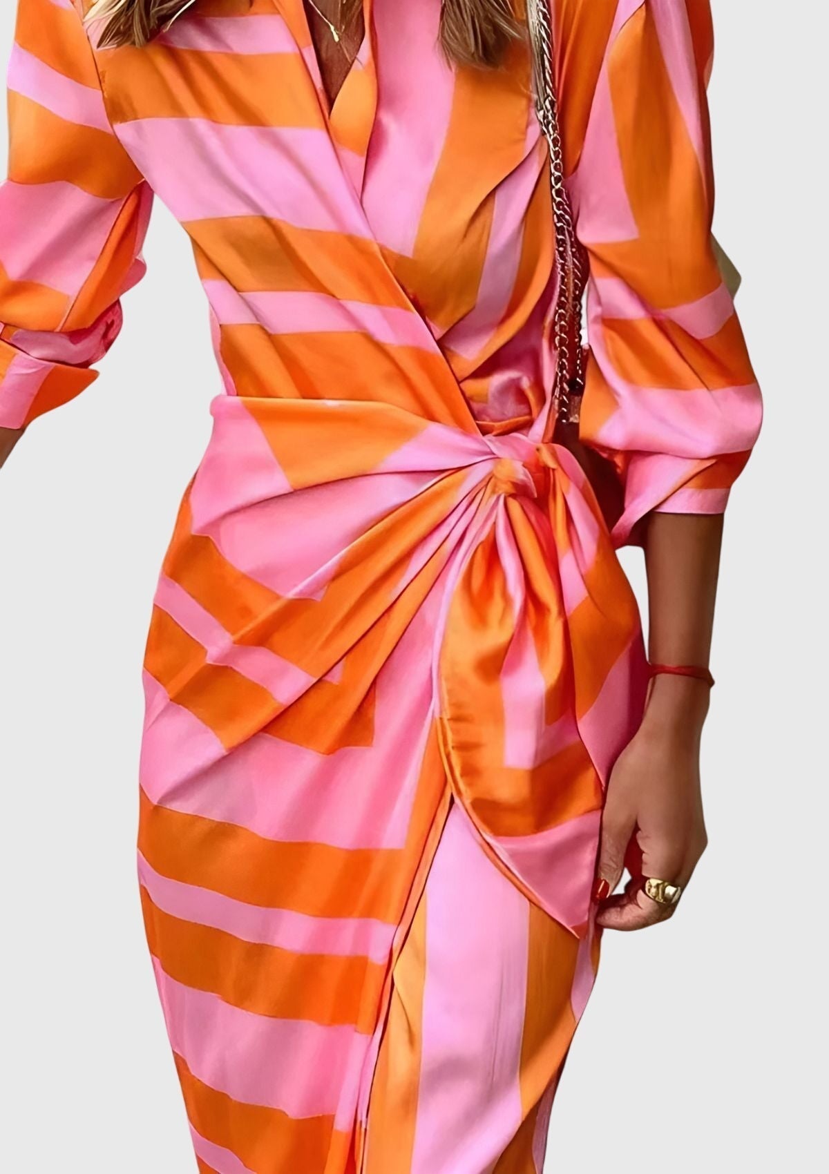 Harper | Printed Wrap Dress