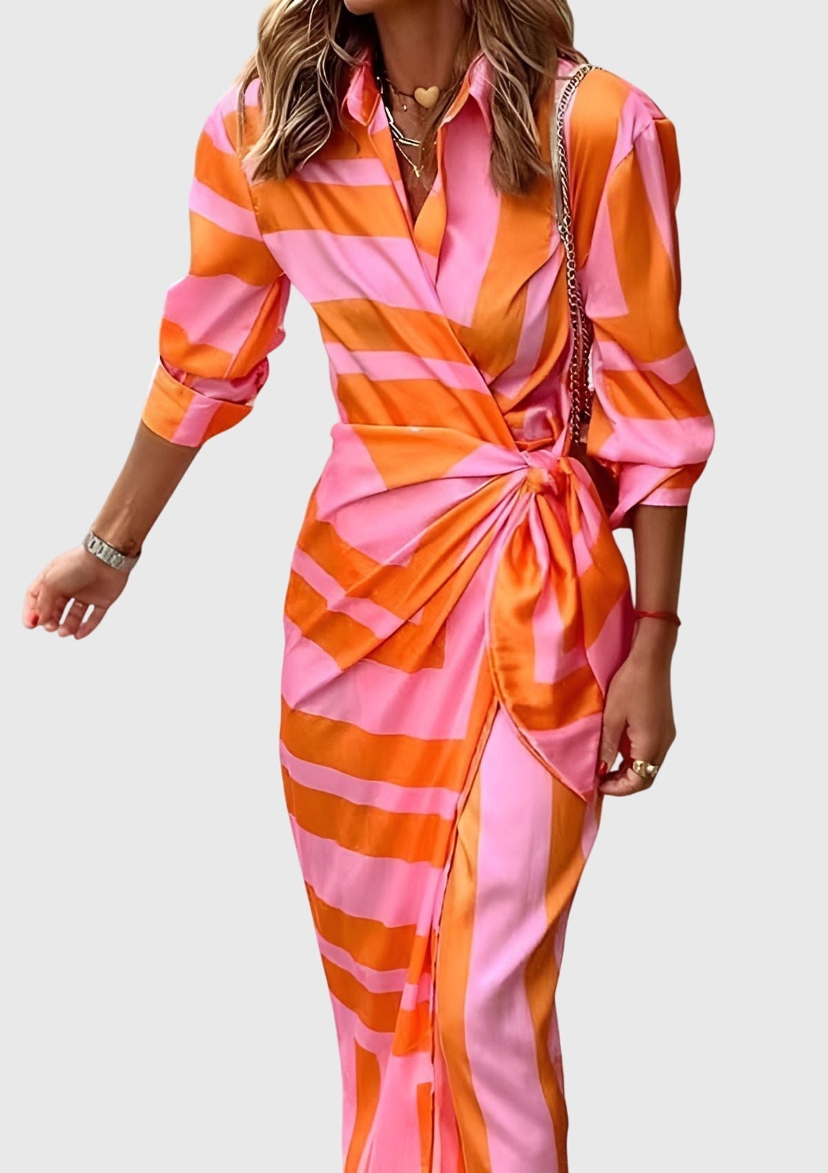 Harper | Printed Wrap Dress