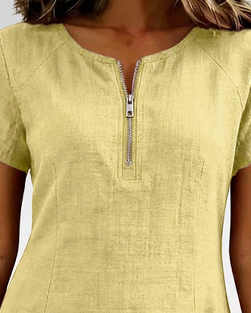 Scarlett | Cotton-Linen Dress