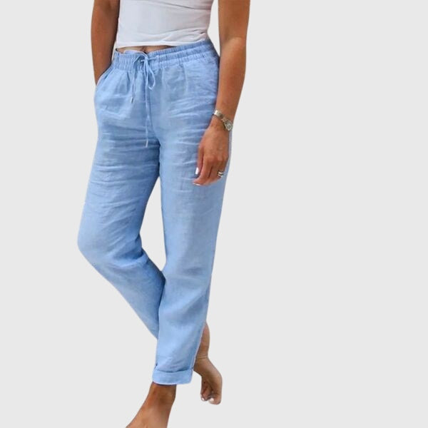 Marina | Elastic-Waist Pants