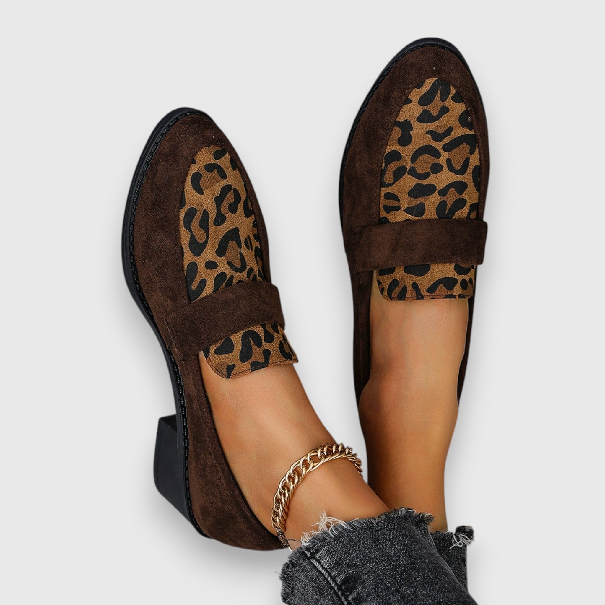 Riley | Leopard Print Sneakers