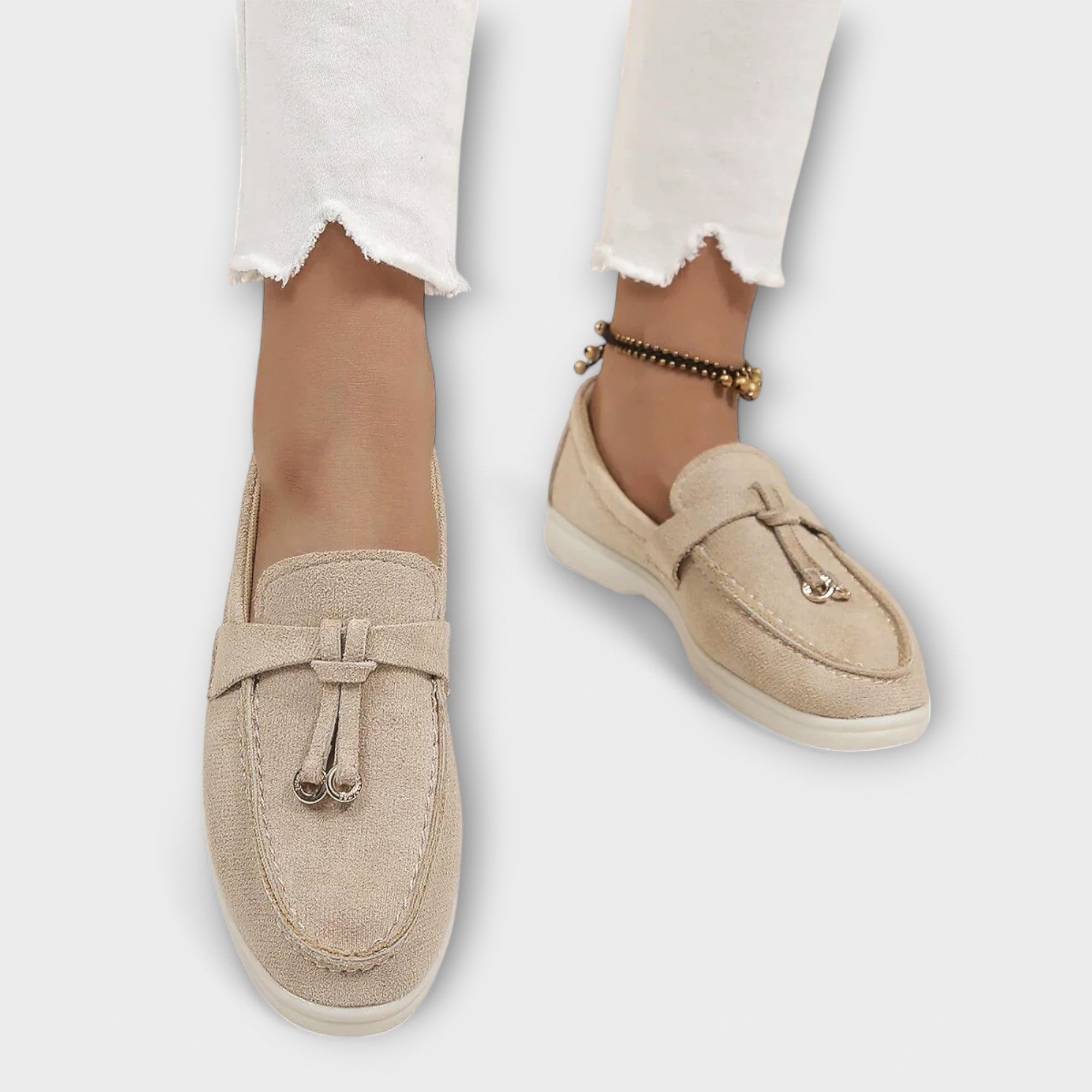 Classic Beige Loafers
