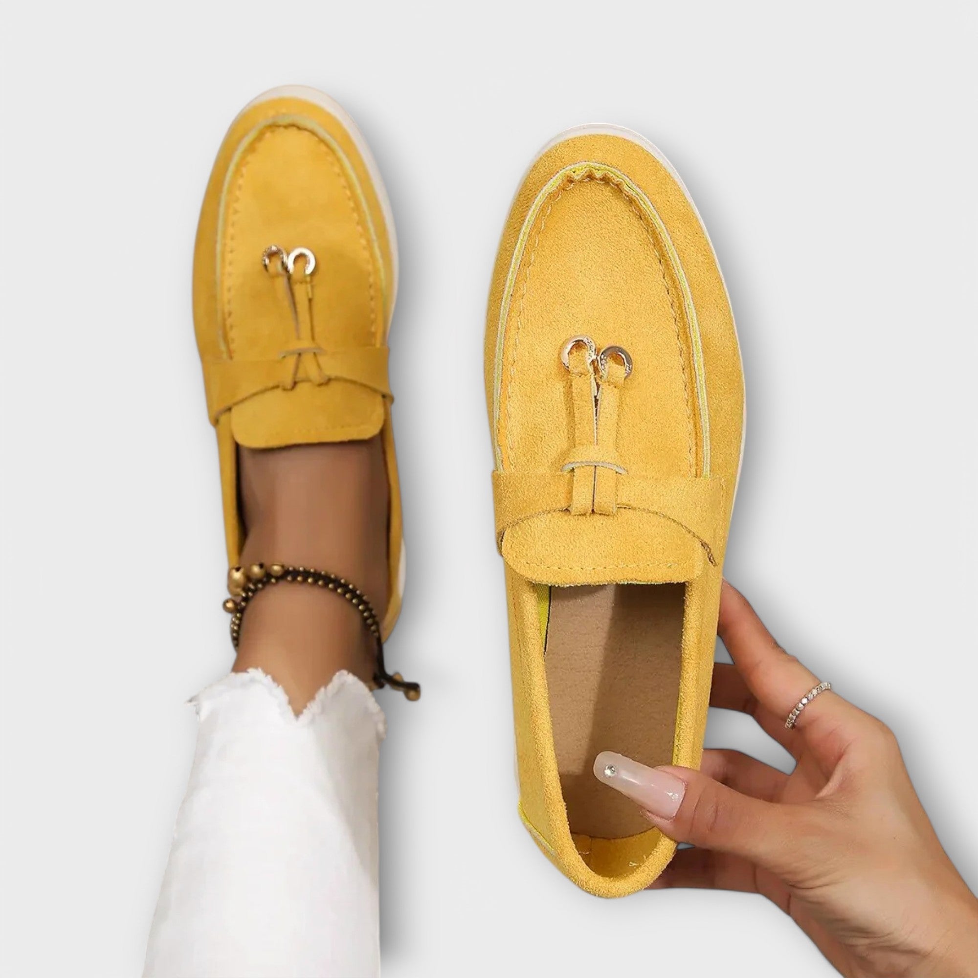 Classic Beige Loafers