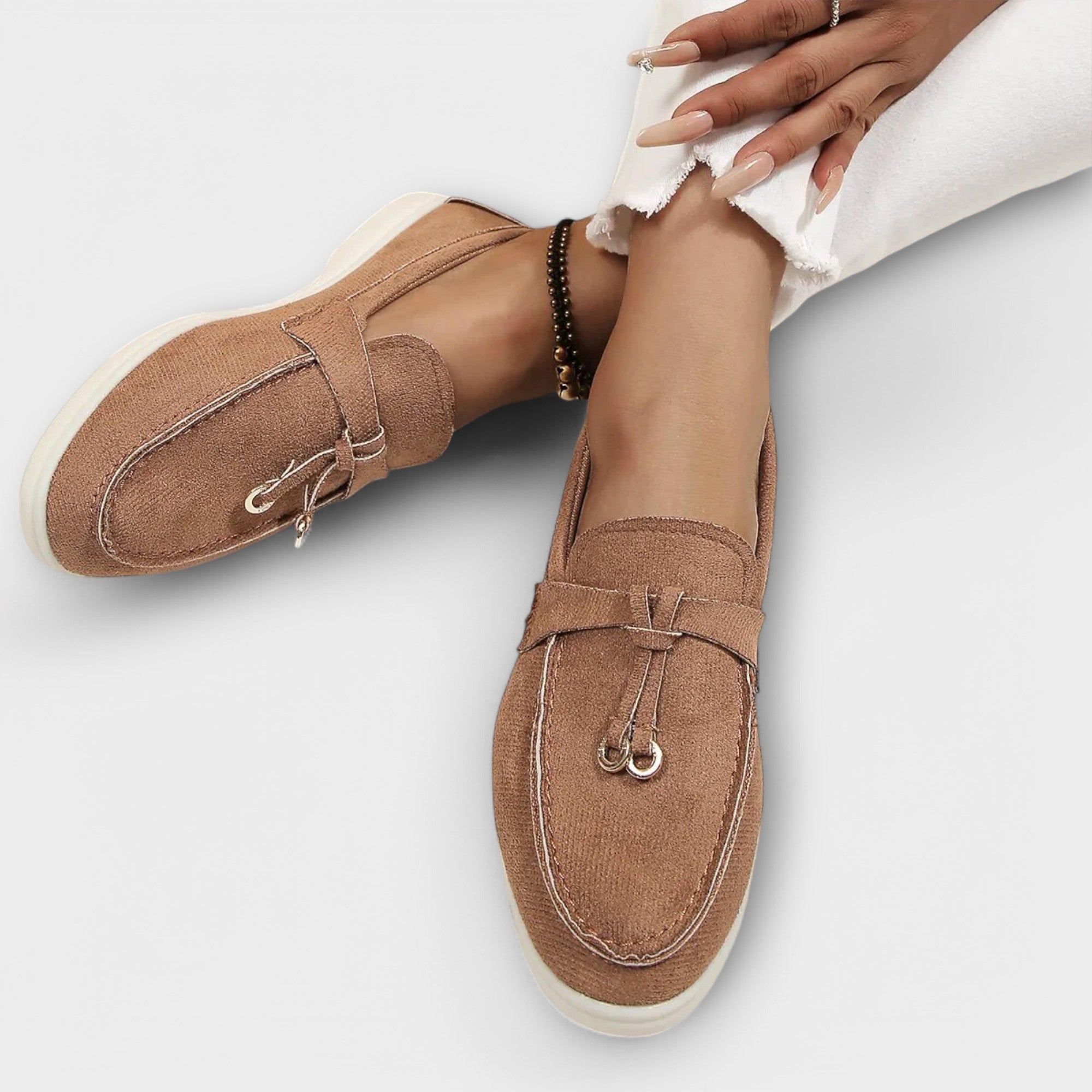 Classic Beige Loafers