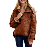Oversized Hooded Pullover Jacket
