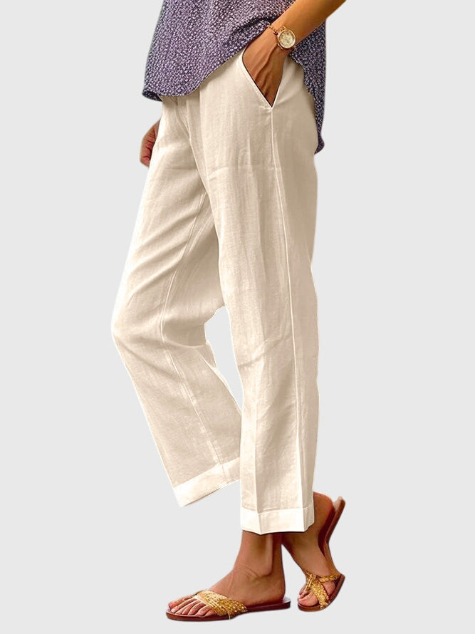 Liliana | Elastic-Waist Wide-Leg Pants