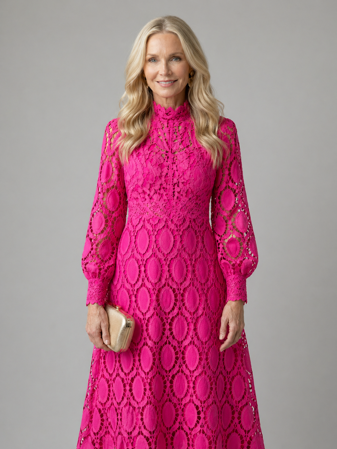 Bianca | Lace Midi Dress