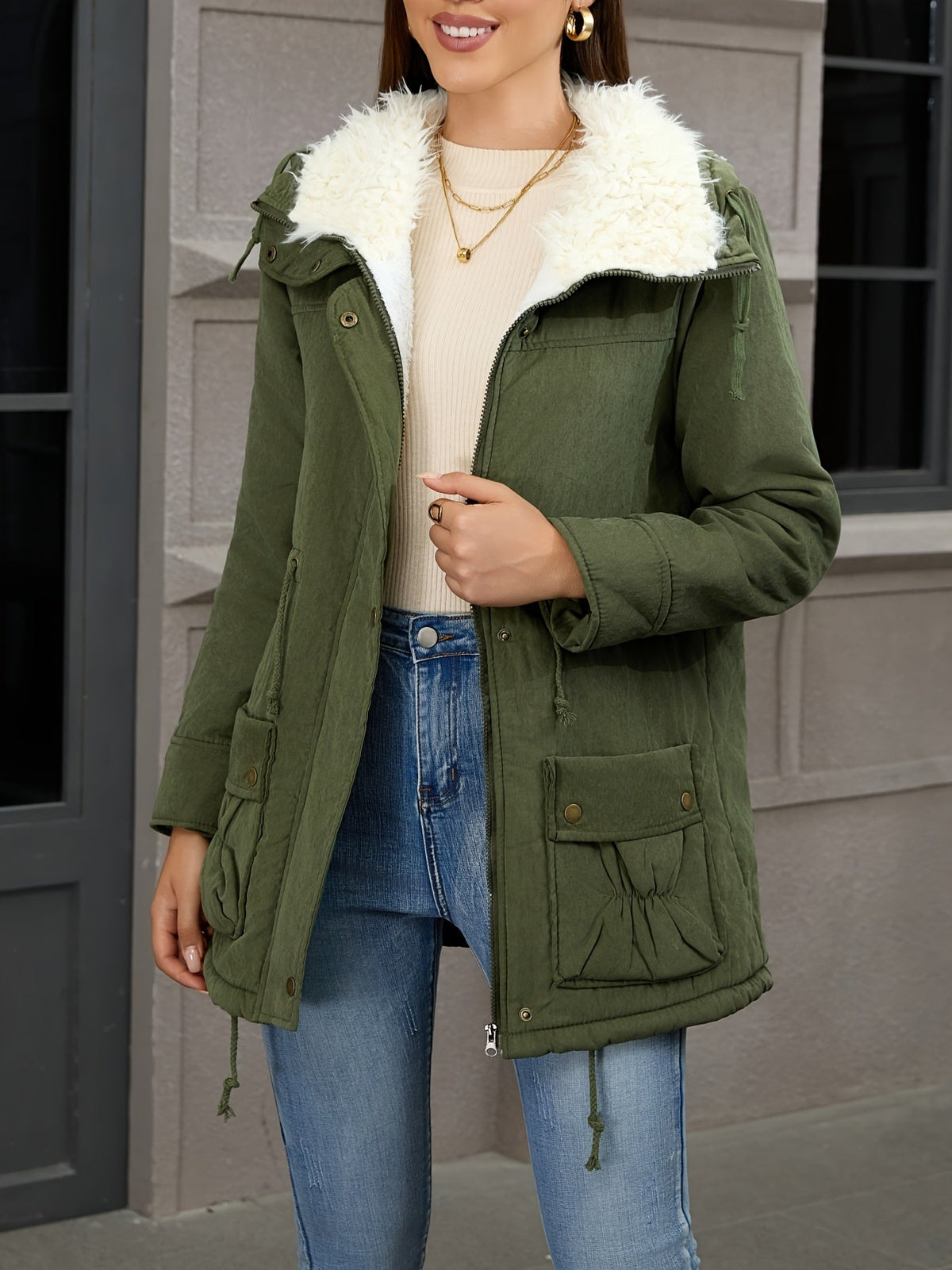 Carolyn | Cozy Hooded Quilted Winter Parka