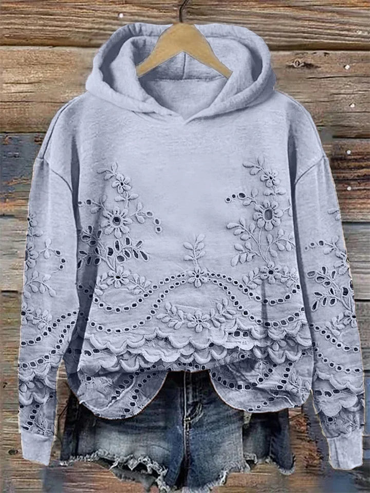 Imani | Embroidered Long-Sleeve Hoodie