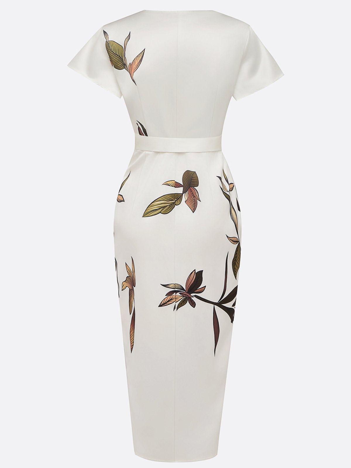 M&H | Satin Midi Dress