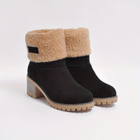 Eleanor | Cozy Cuffed Ankle Boots