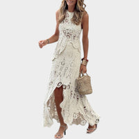Imani | Sleeveless Crochet Maxi Dress