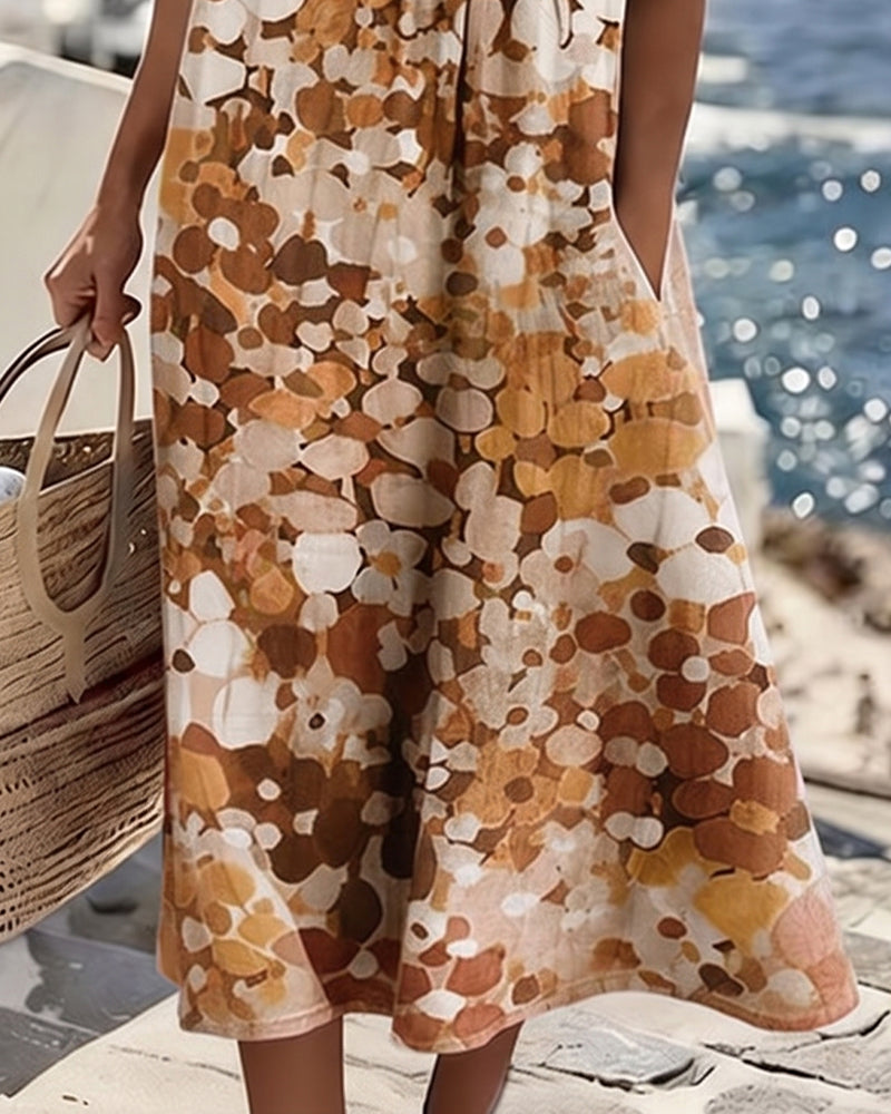 Loose Printed Dress