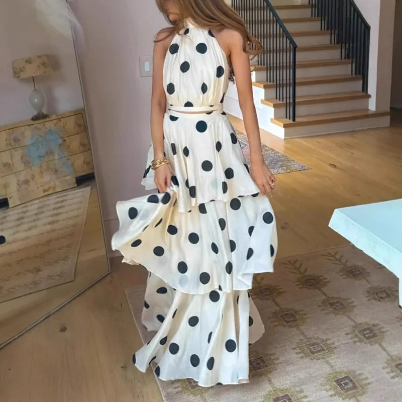 Harper | Polka Dot Coordinated Set — Flattering Silhouette