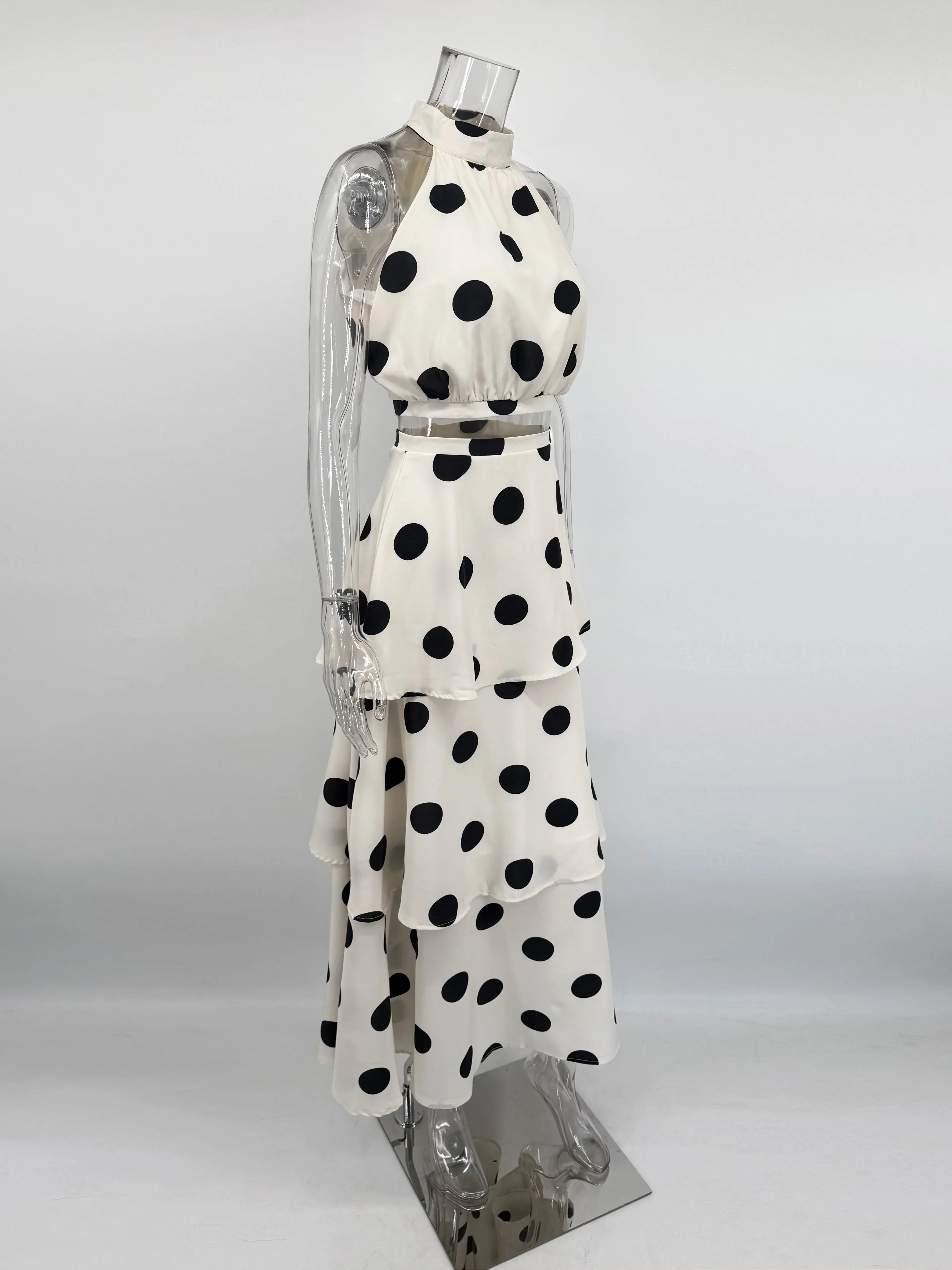 Harper | Polka Dot Coordinated Set — Flattering Silhouette