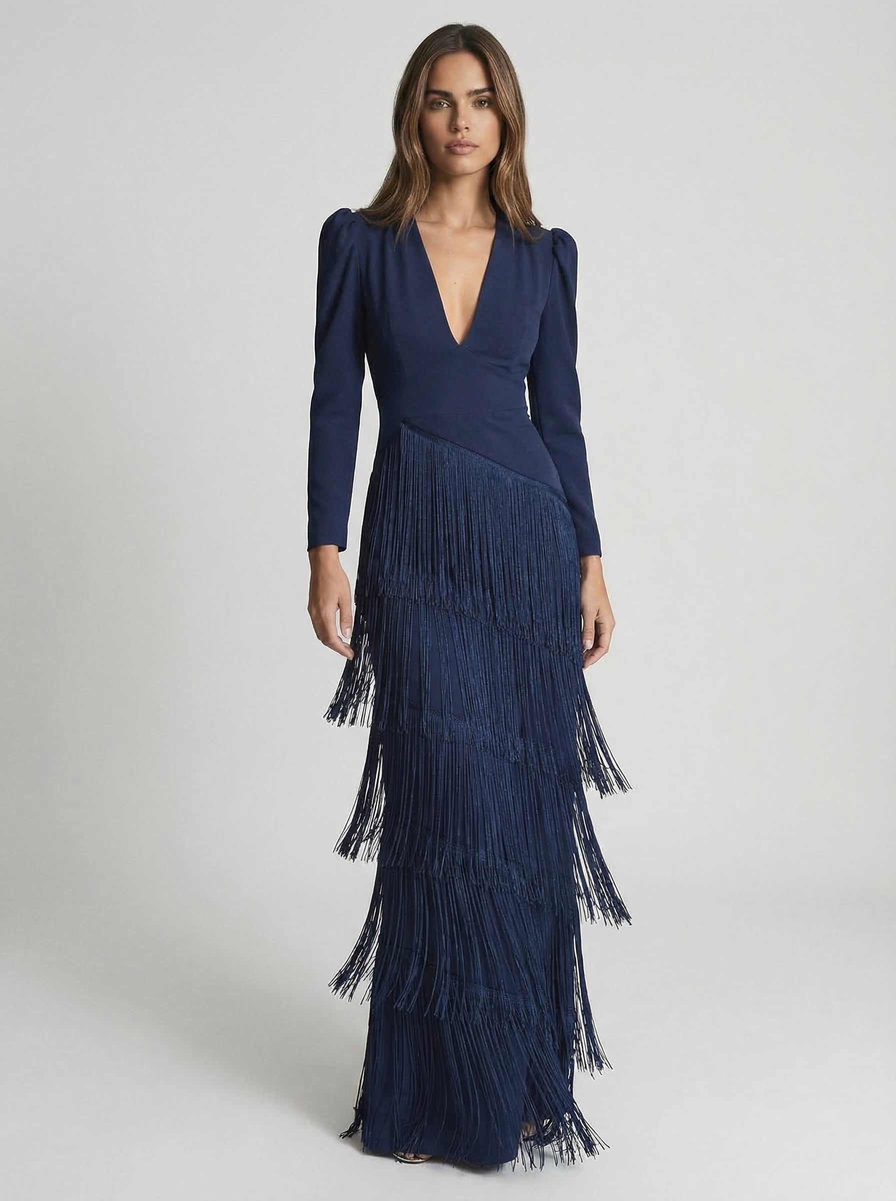 Sage | Fringe Dress