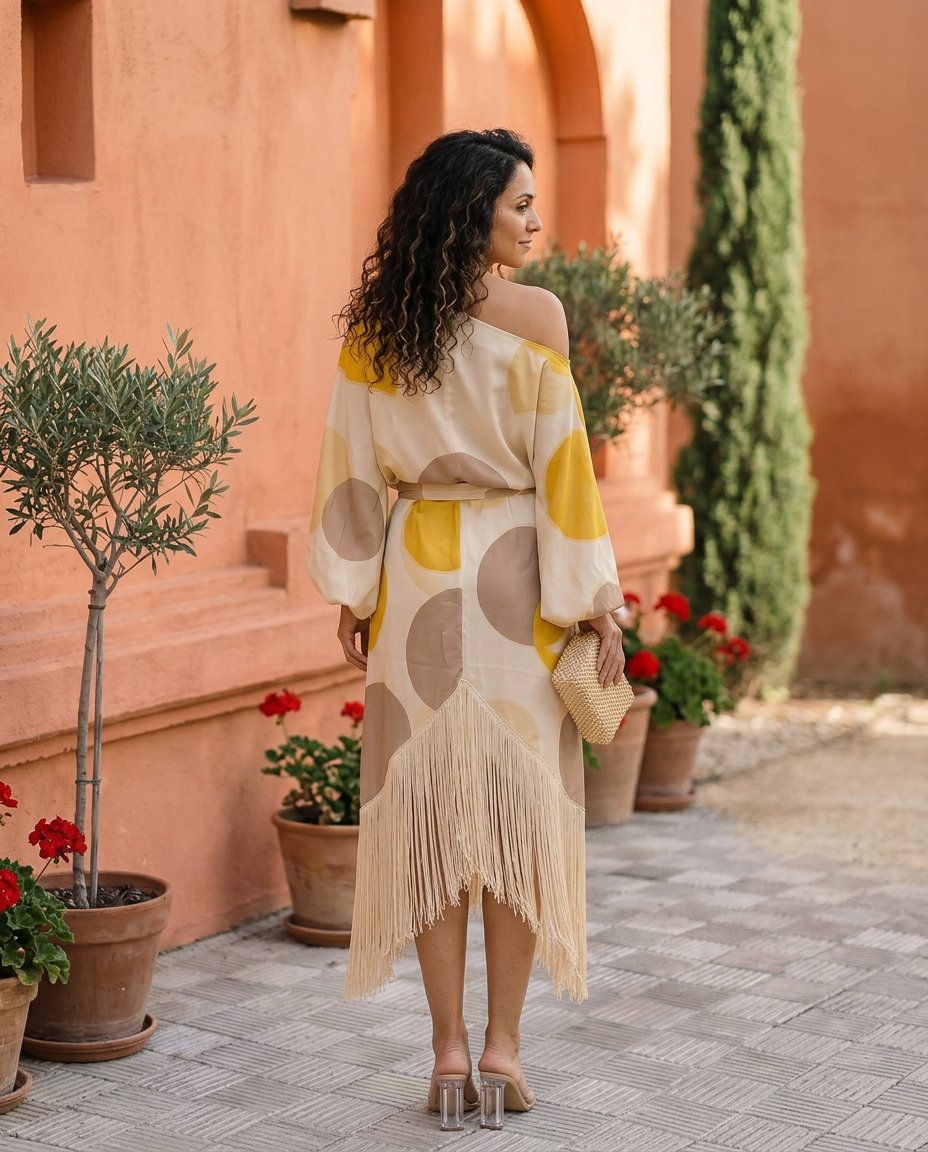 Camila | Fringe Maxi Dress