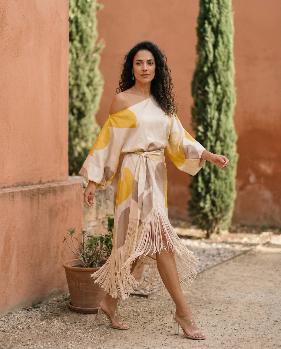 Camila | Fringe Maxi Dress
