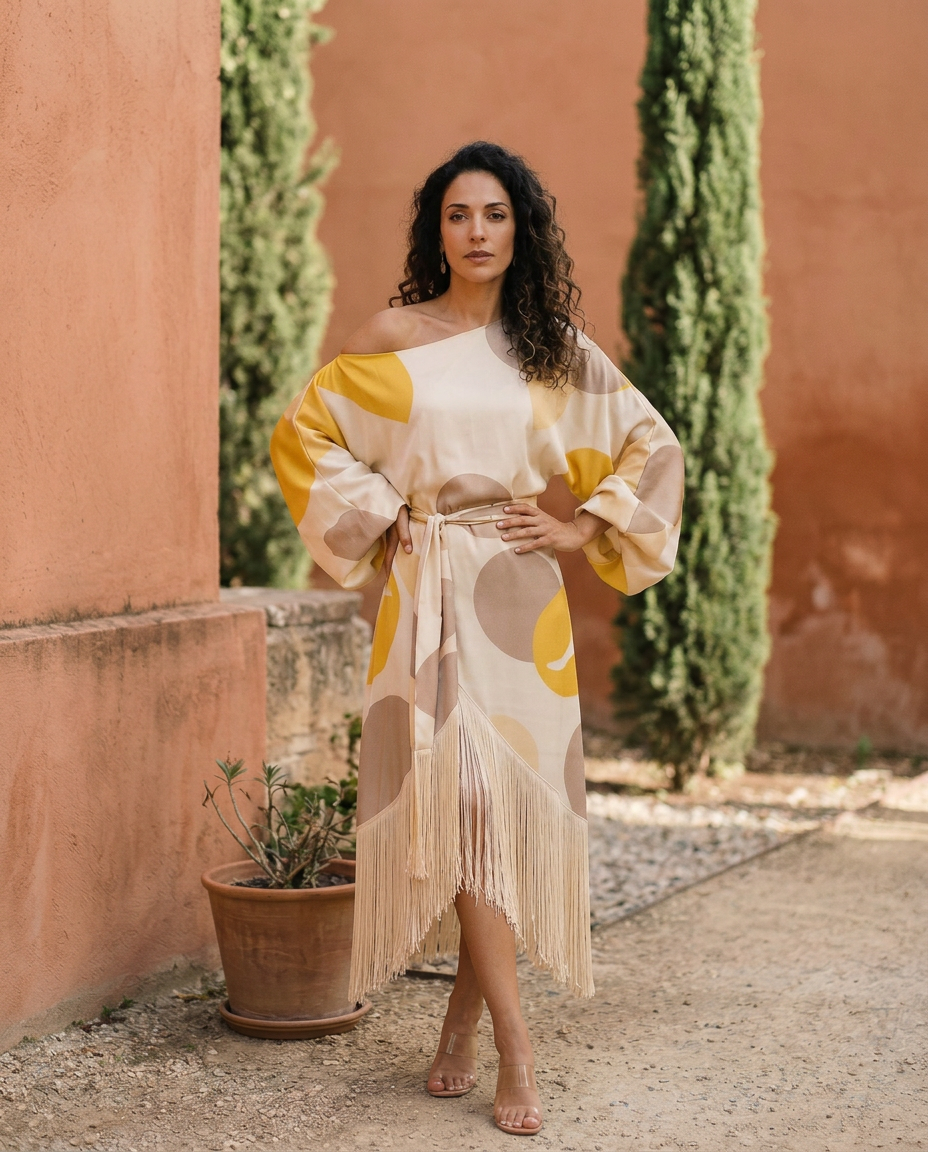 Camila | Fringe Maxi Dress