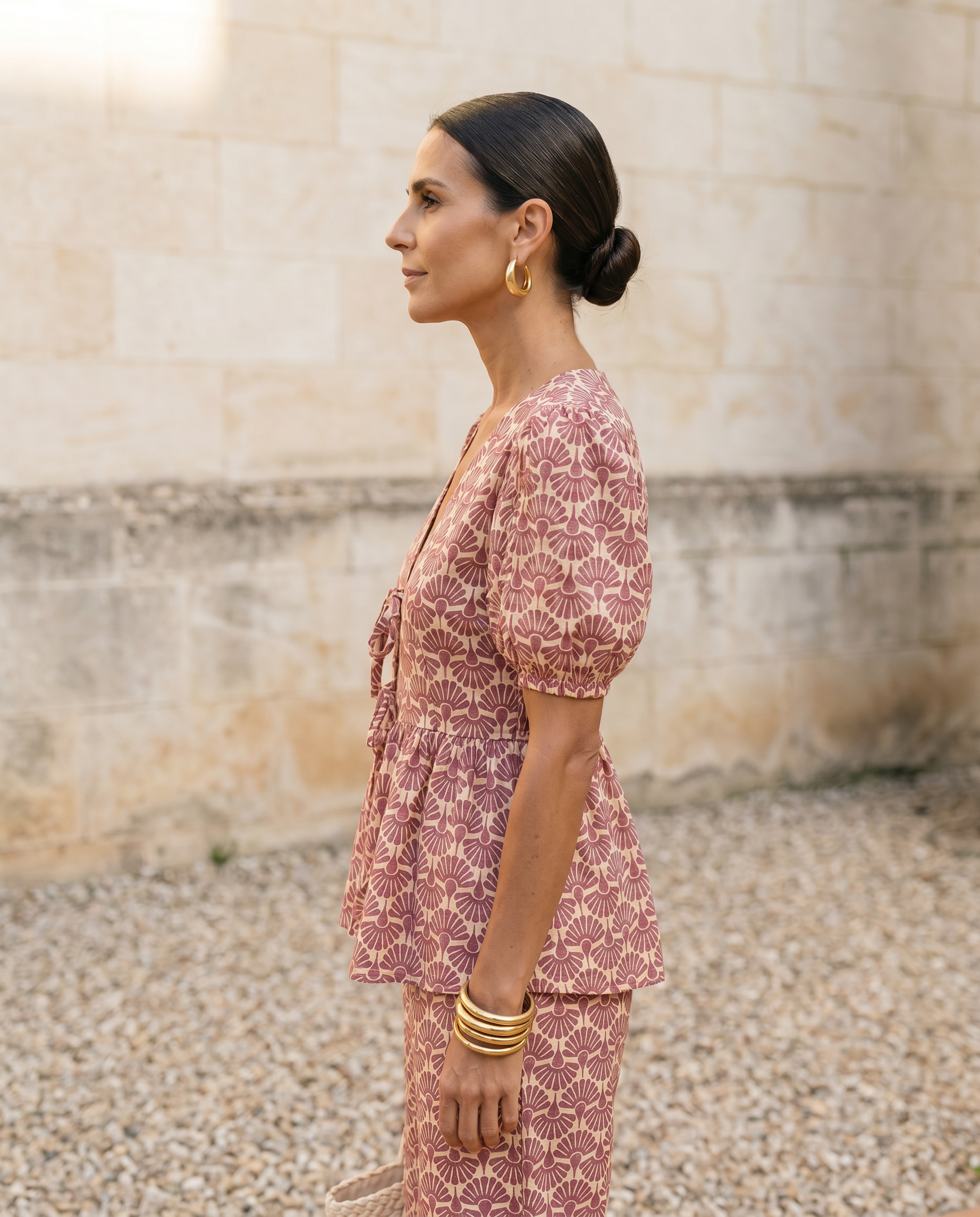 Samantha | Two-Piece Set, Modern Print