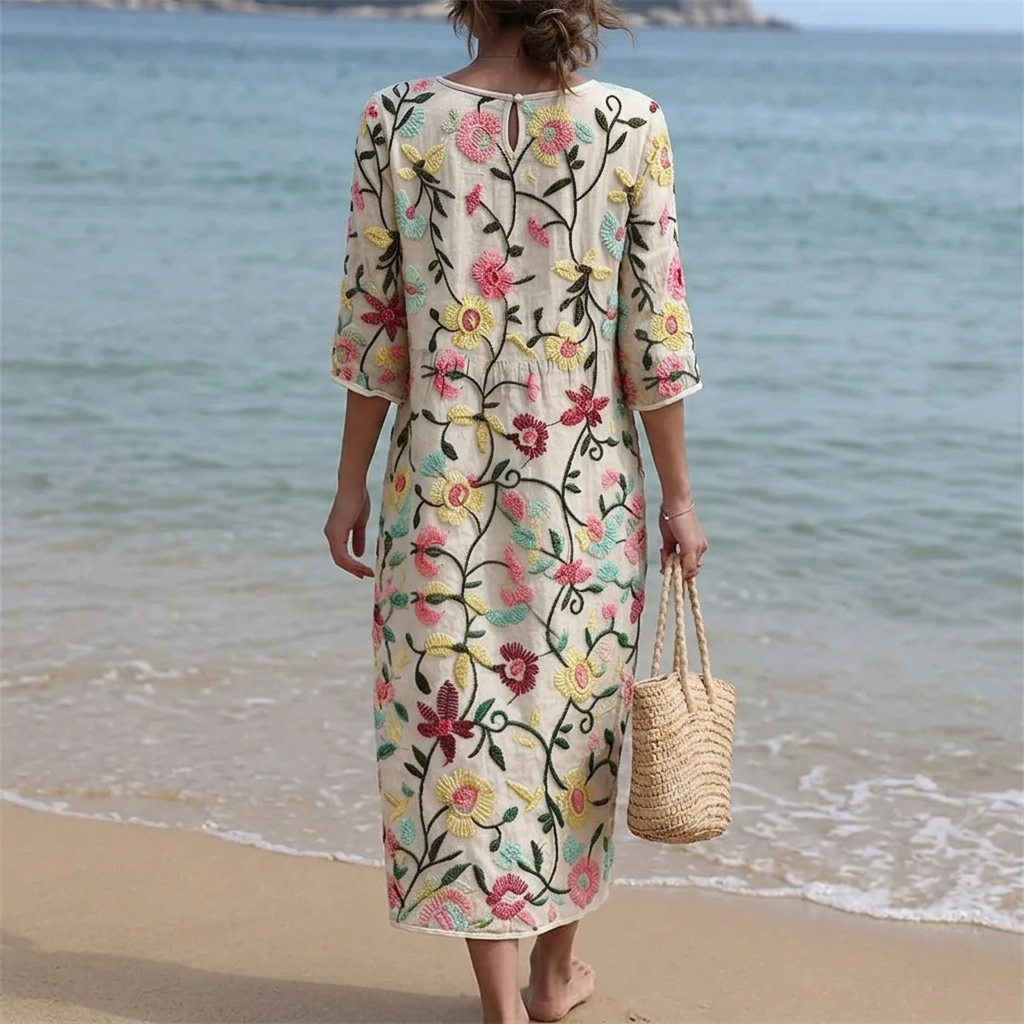 Maya | Flowing Floral Dress